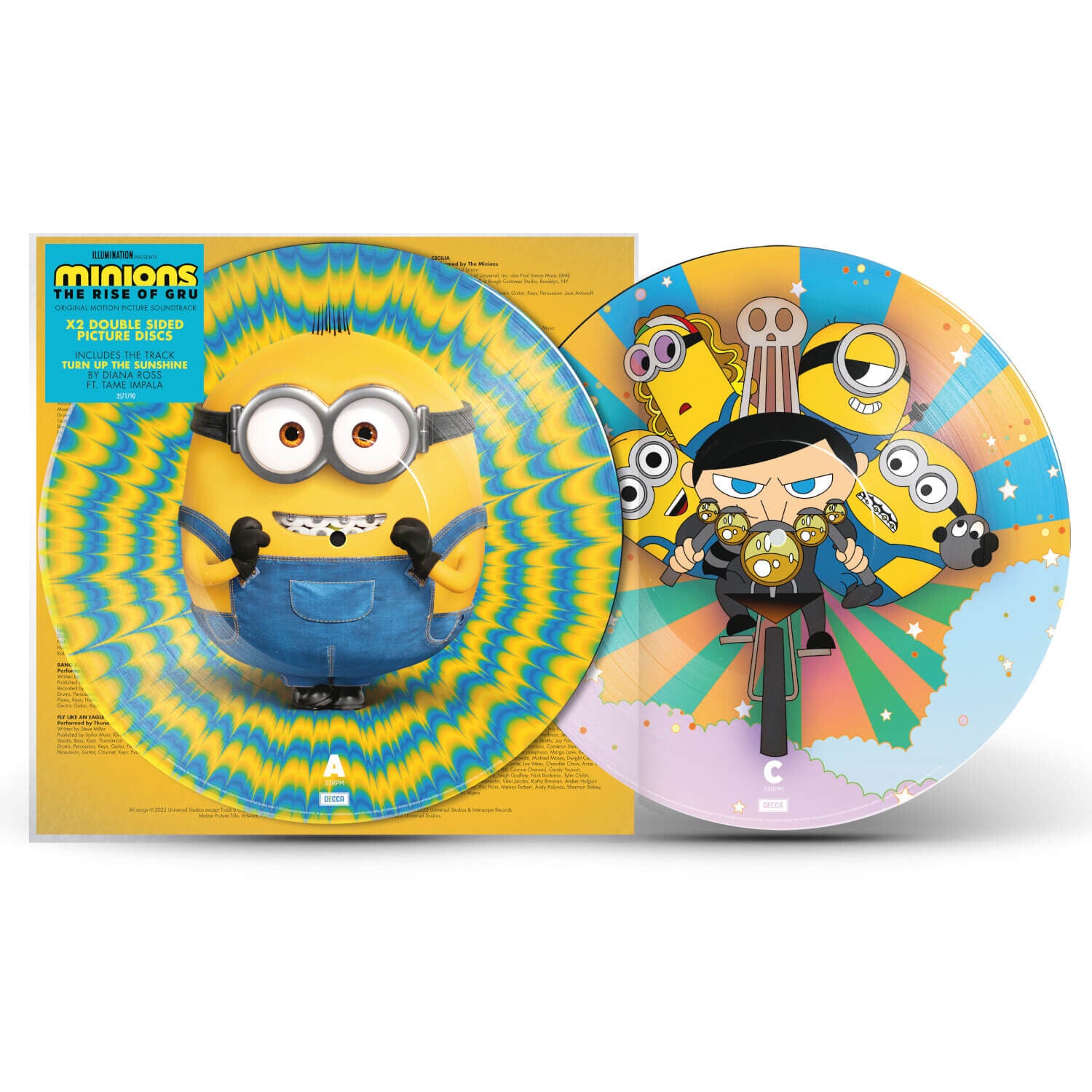 Various Artists Minions: The Rise Of Gru Exclusive 2LP Picture Disc 196345
