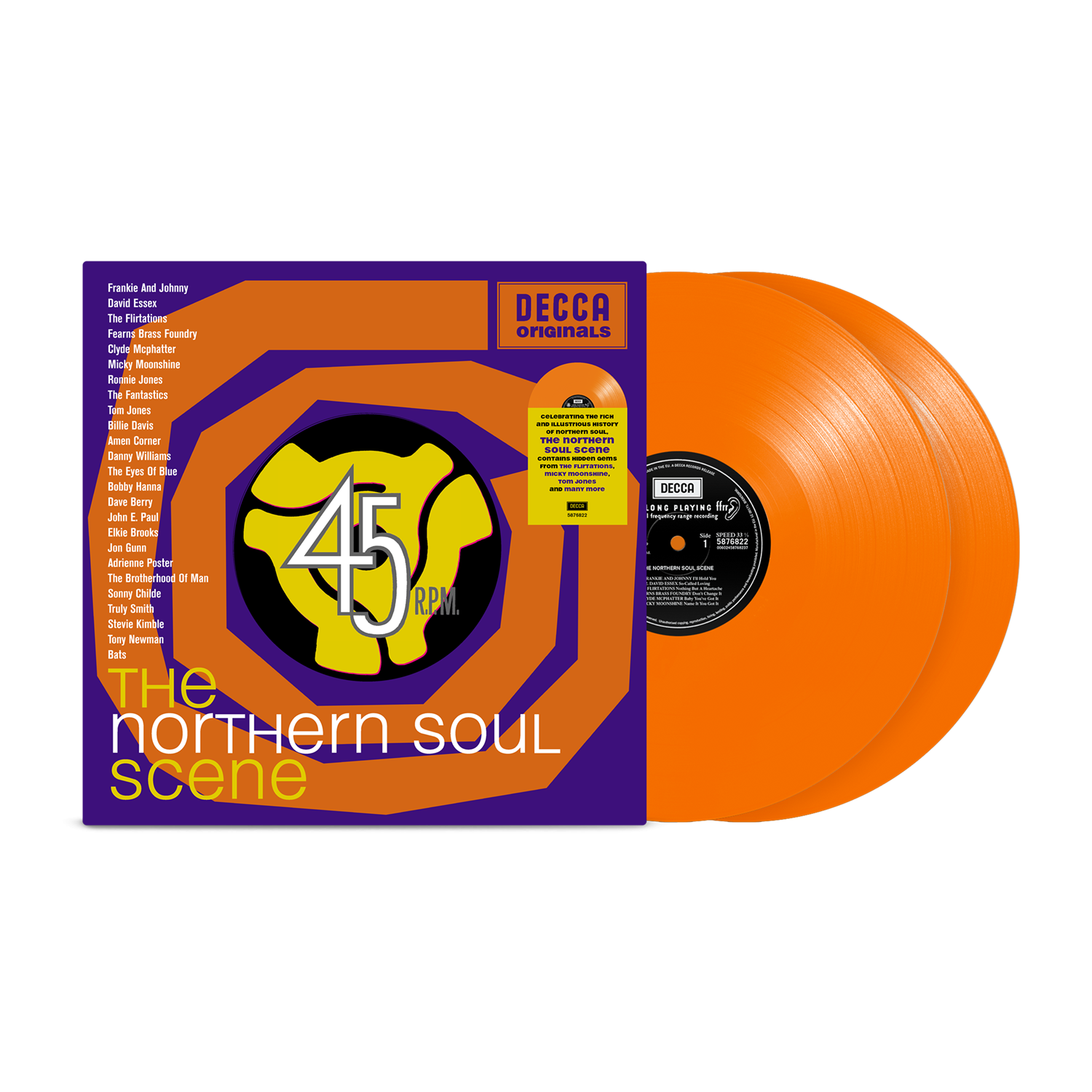 Various Artists The Northern Soul Scene 2LP Coloured Vinyl 344680