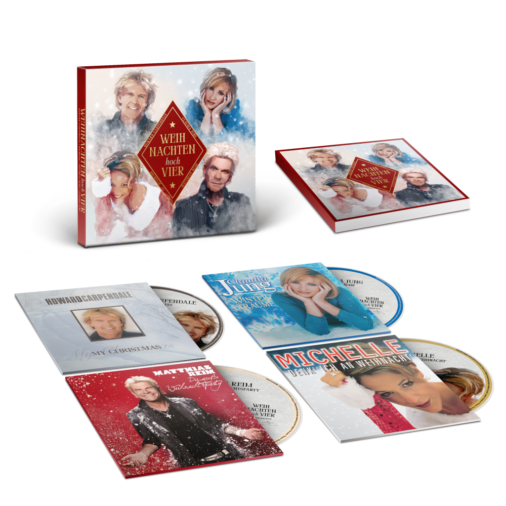 Various Artists Weihnachten Hoch Vier  4CD 462387