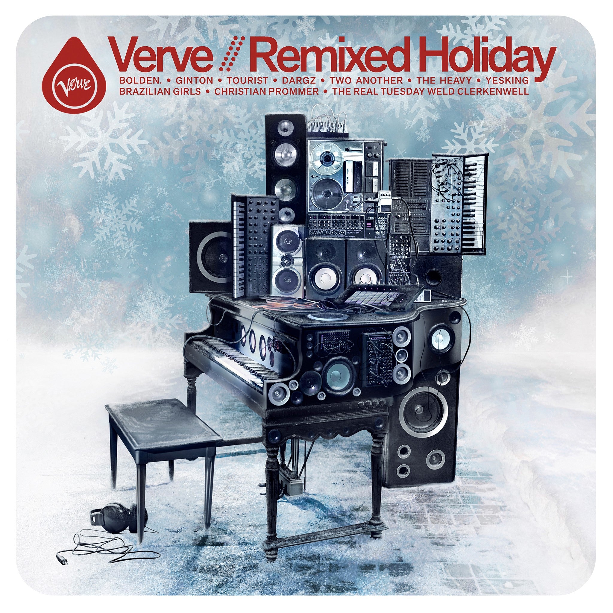 Various Verve // Remixed Holiday Crystal Clear 1LP 422386