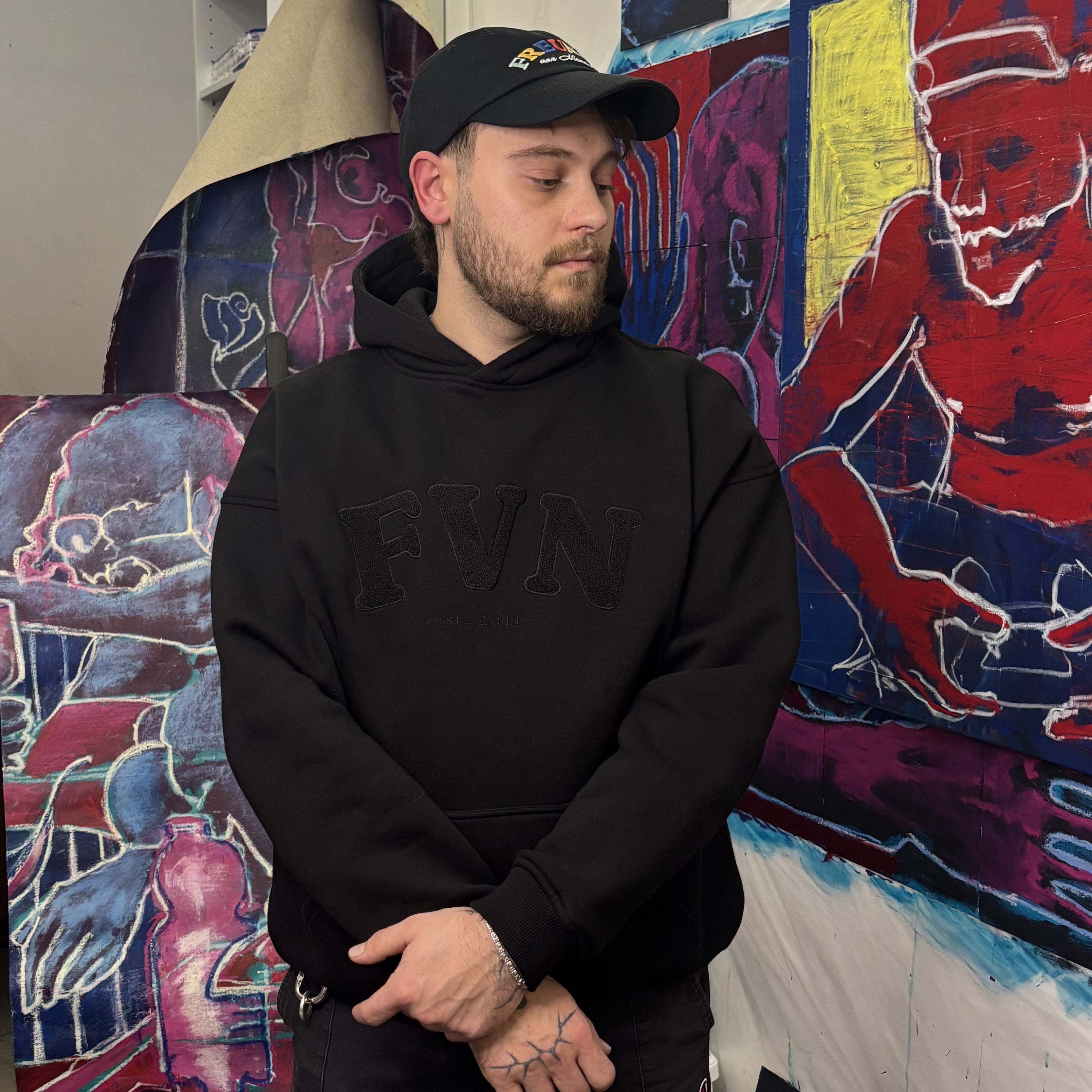 Vega FVN Blockletter Patch Hoodies 428632