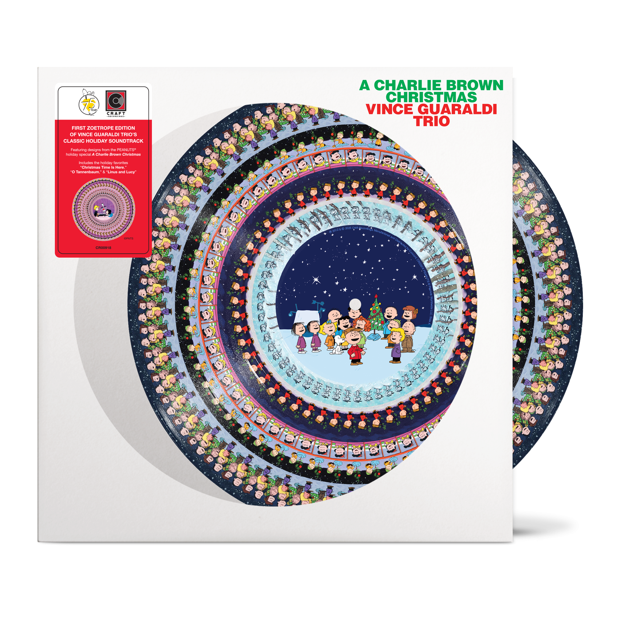 Vince Guaraldi Trio  A Charlie Brown Christmas Zoetrope Picture Disc LP 417240