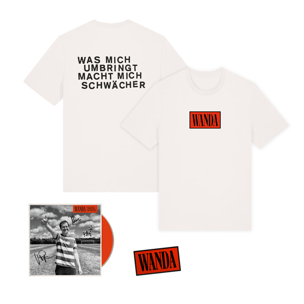 Wanda - Was mich umbringt macht mich schwächer (CD-Bundle inkl. T-Shirt + Patch)