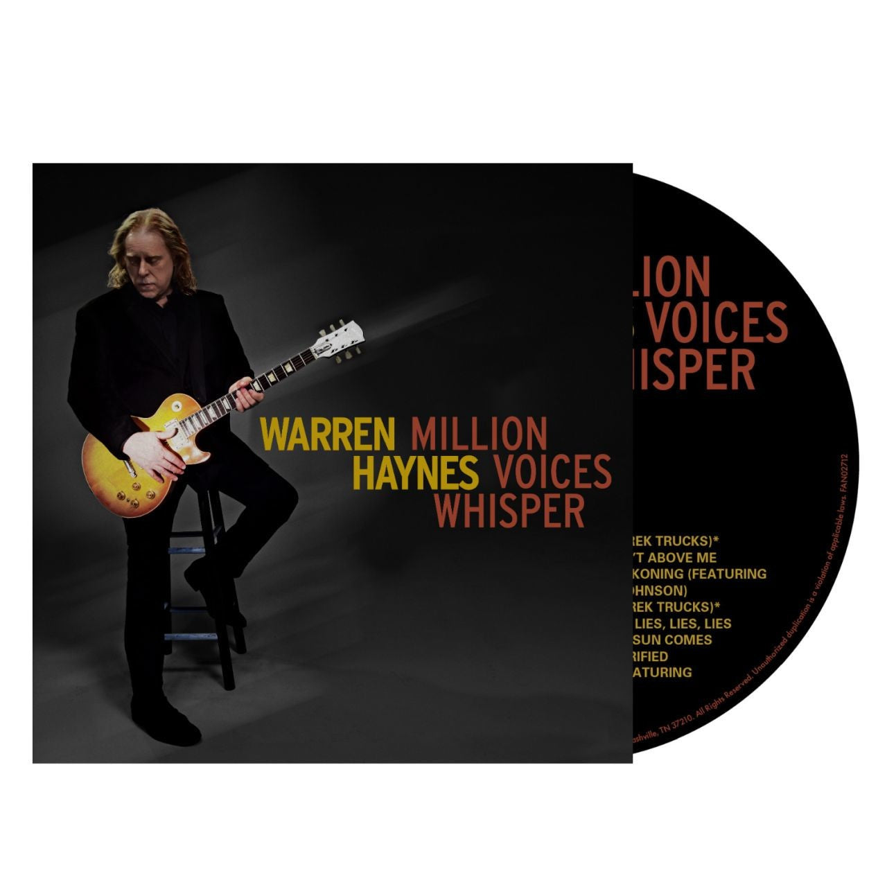 Warren Haynes MILLION VOICES WHISPER Digi. DLX CD +Bonustracks 375428