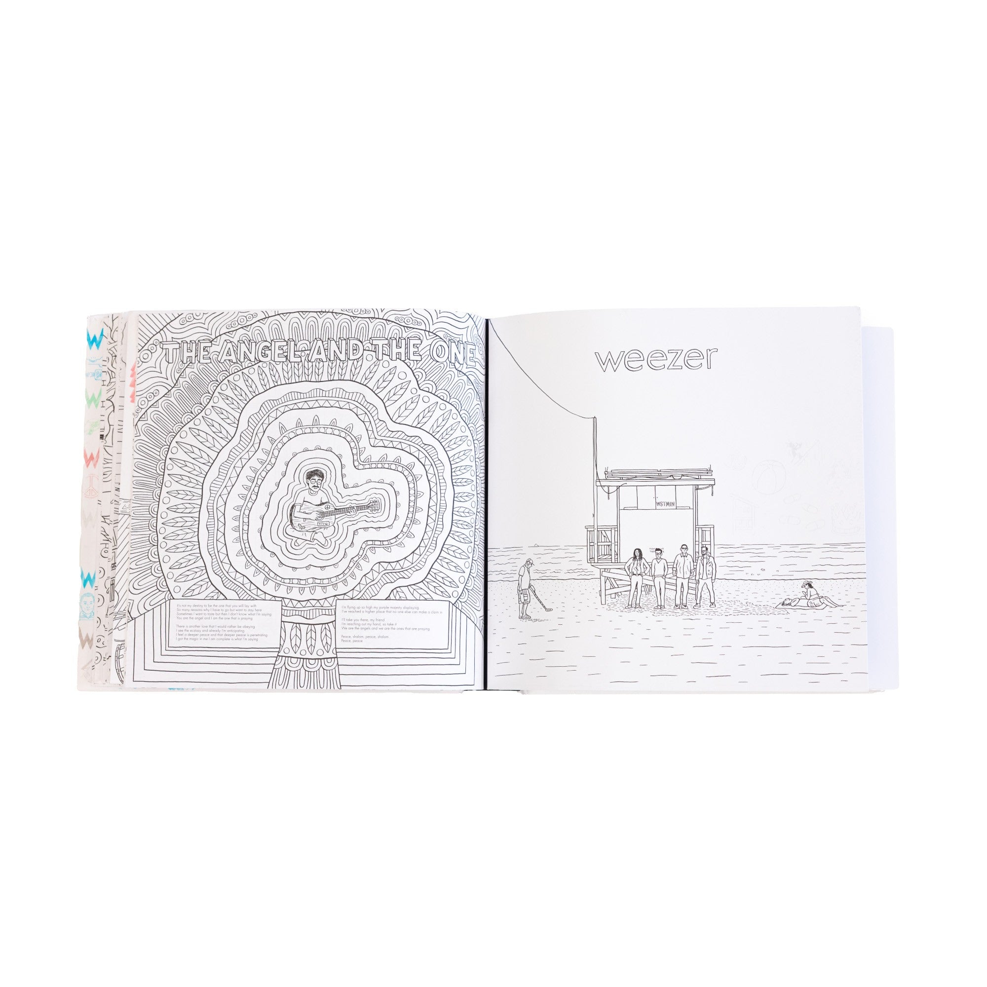 Weezer Coloring Book Box Set Limited Vinylbox 436009