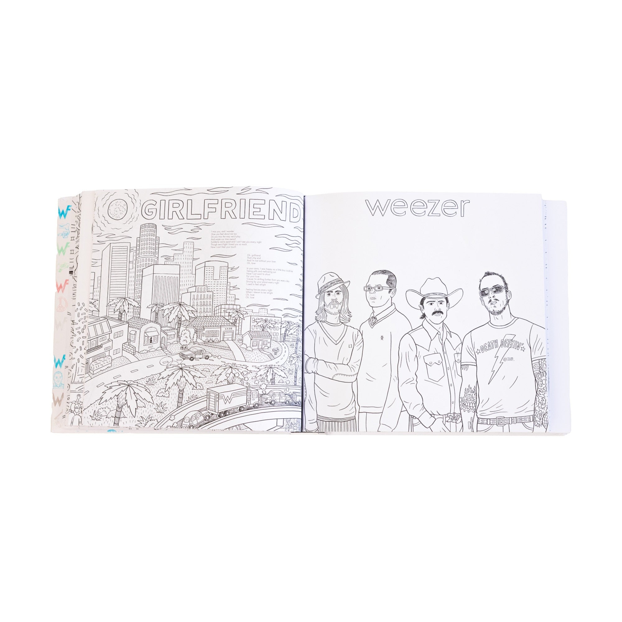 Weezer Coloring Book Box Set Limited Vinylbox 436021