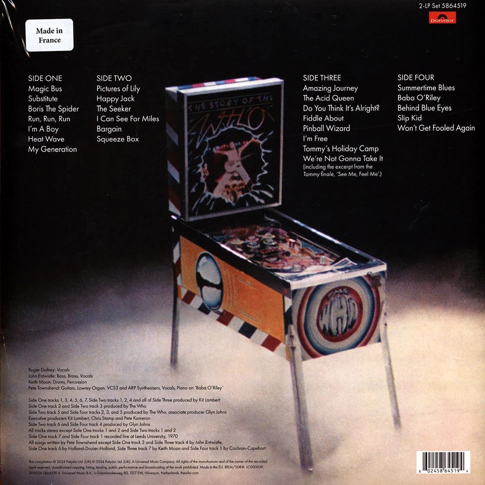 Who,The The Story Of The Who (Ltd. Edition) Pink & Green Vinyl LP - RSD 2024 423944