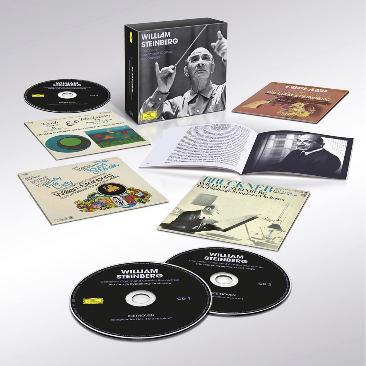 William Steinberg WILLIAM STEINBERG: Complete Command Classics Recordings 17CD Boxset 322240
