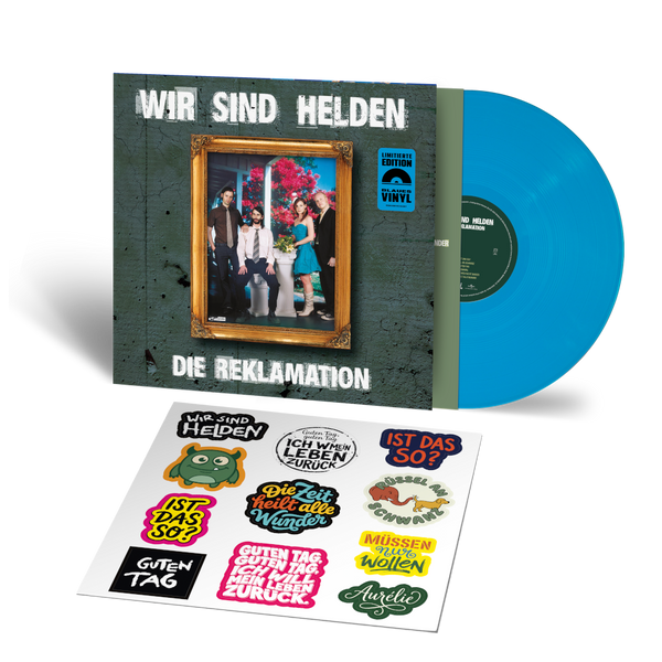 Wir Sind Helden - Die Reklamation (Limitierte Blaue Vinyl LP + Exklusiver Stickerbogen)