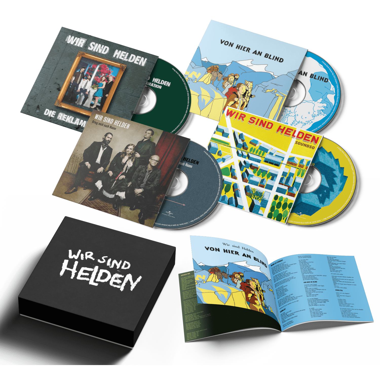 Wir sind Helden Die Reklamation - 20 Jahre Jubiläum 4CD Capbox 343068