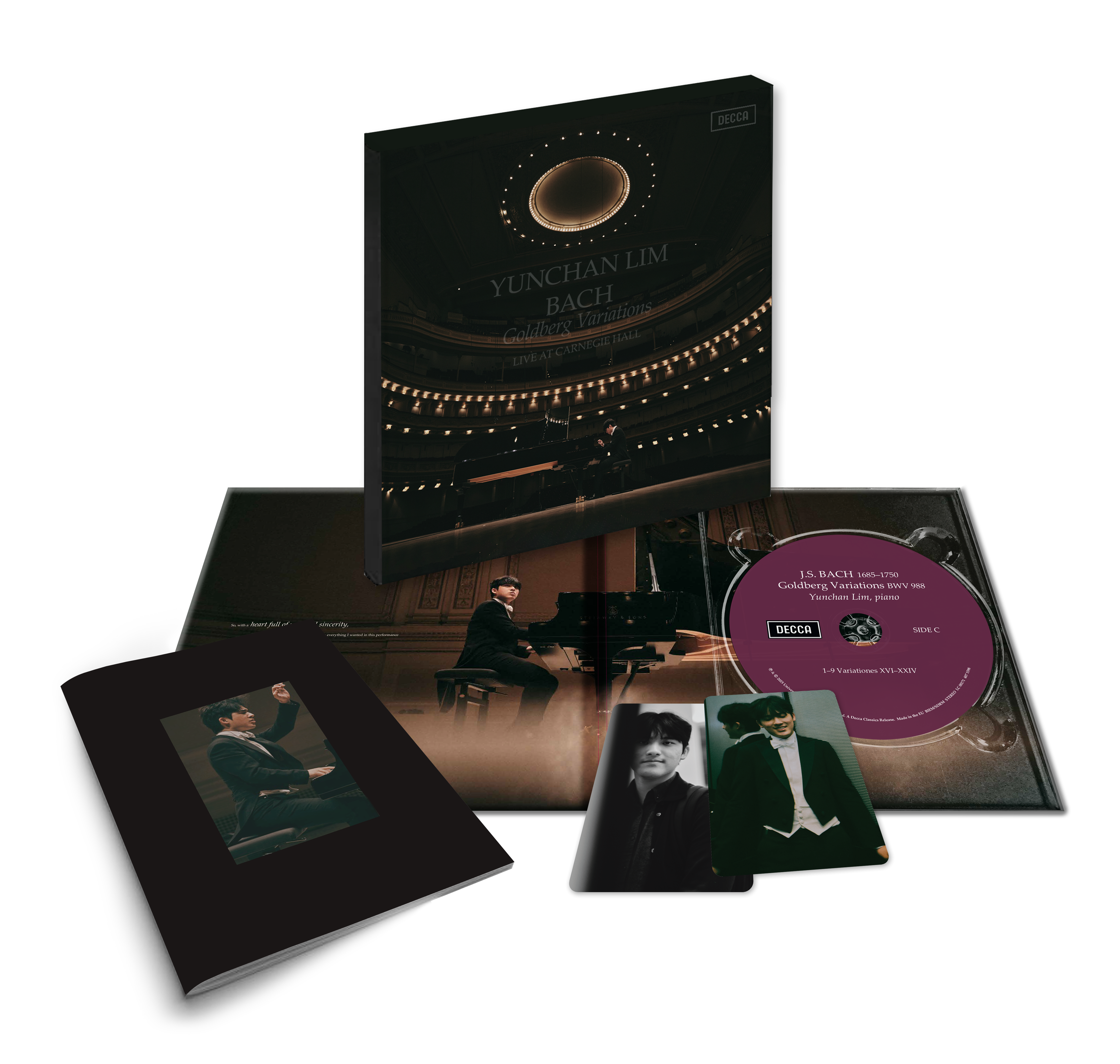 Yunchan Lim Kopie: Bach: Goldberg Variations (Live at Carnegie Hall, New York, 2025) Deluxe CD 424688