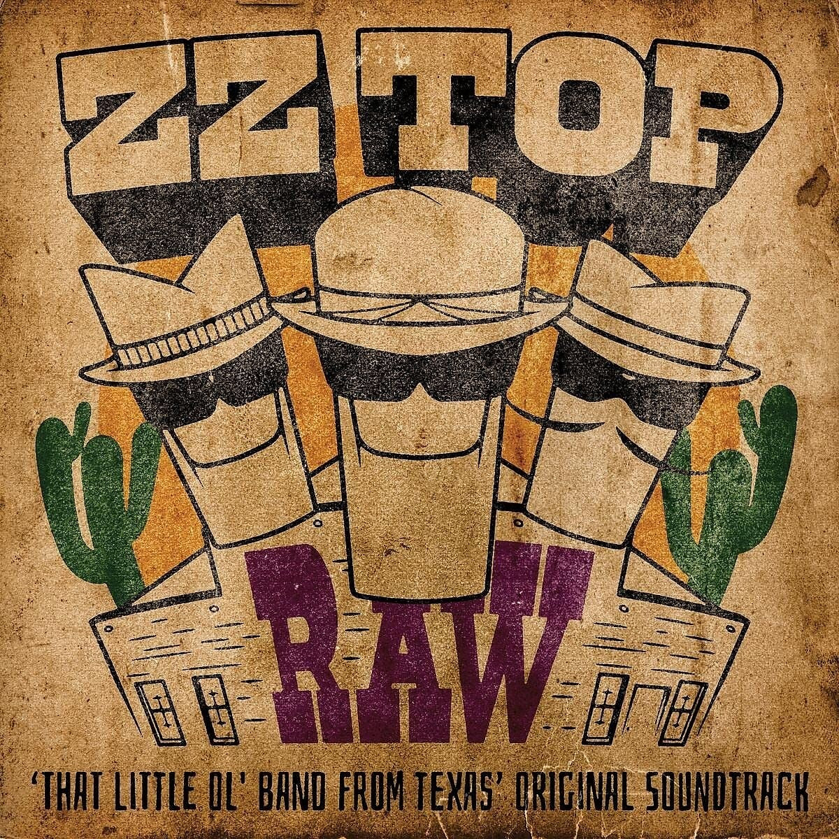 ZZ Top Raw (that Little Ol Band From Texas OST LP) Vinyl 427194