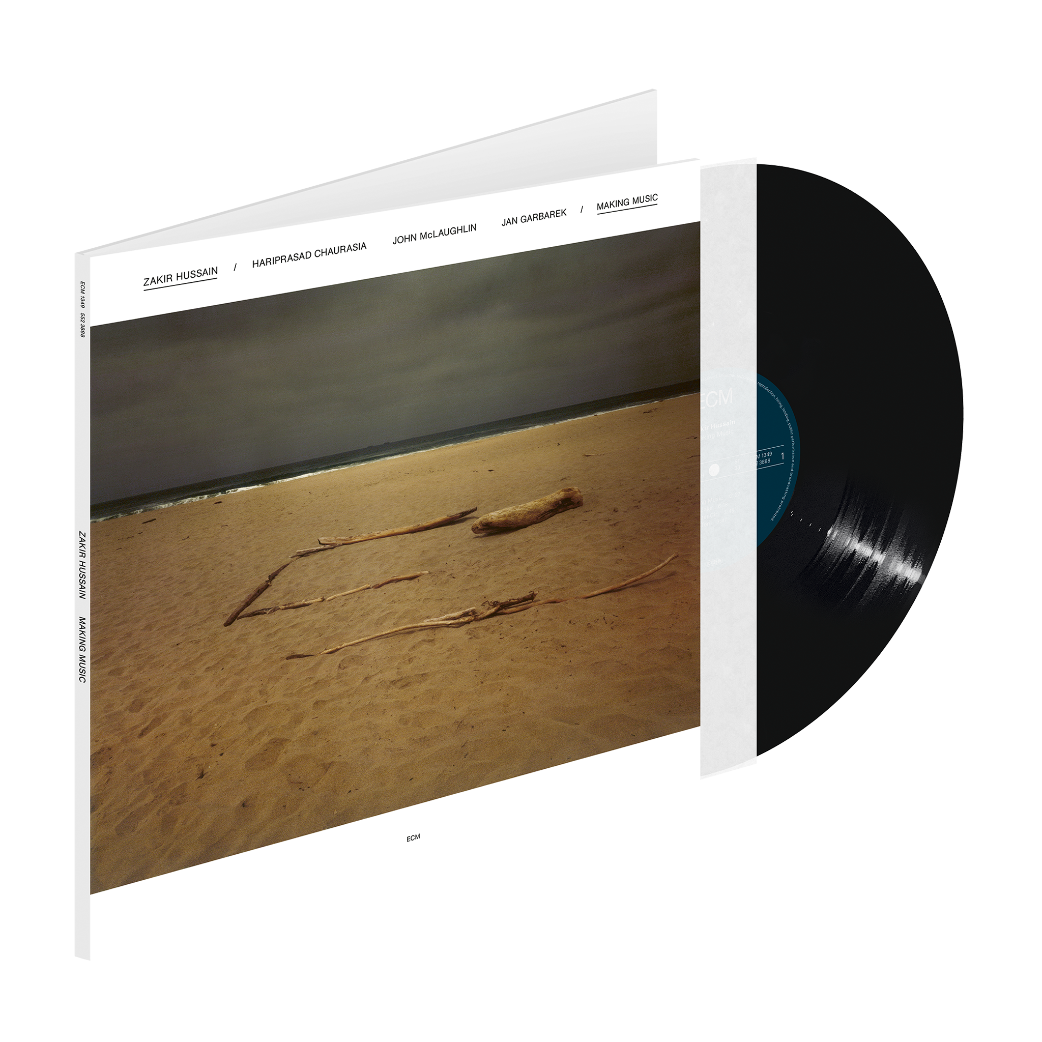 Zakir Hussain, Hariprasad Chaurasia, John McLaughlin & Jan Garbarek Making Music Luminessence Series LP 425738