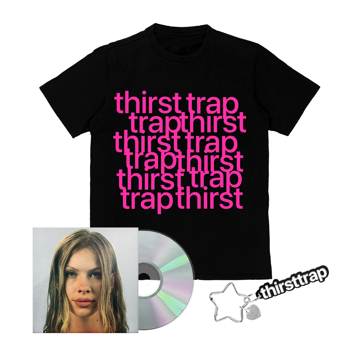 Zsá Zsá Thirst Trap CD + Keychain + T-Shirt 417984