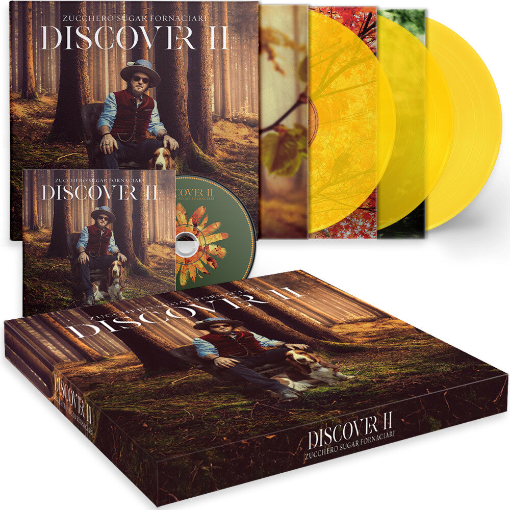 Zucchero Discover II BOX DELUXE CD + 3LP Colored (yellow transparent) Vinyl180g Numbered 381730