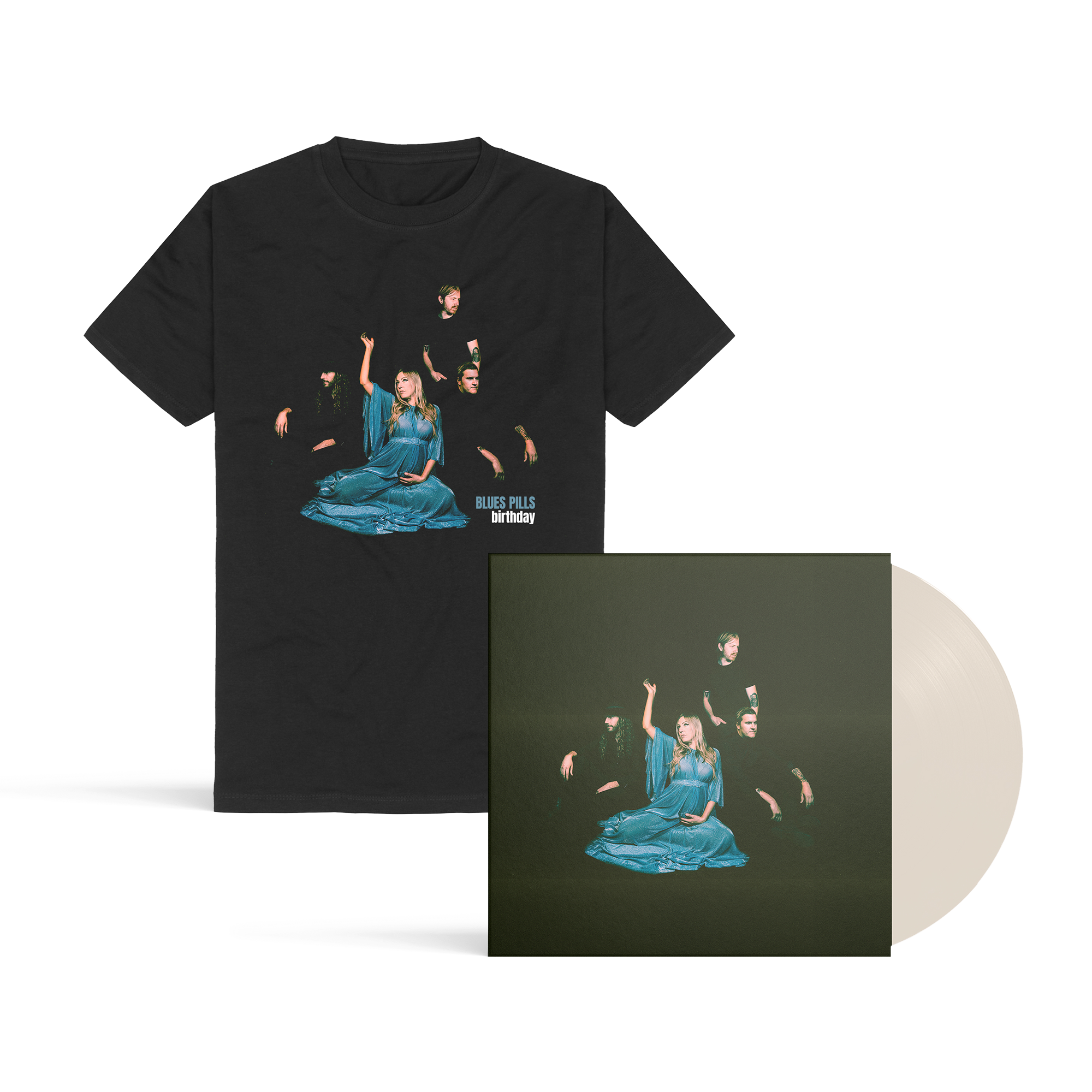 Blues Pills Birthday Bone White Coloured Vinyl + T-Shirt 351005
