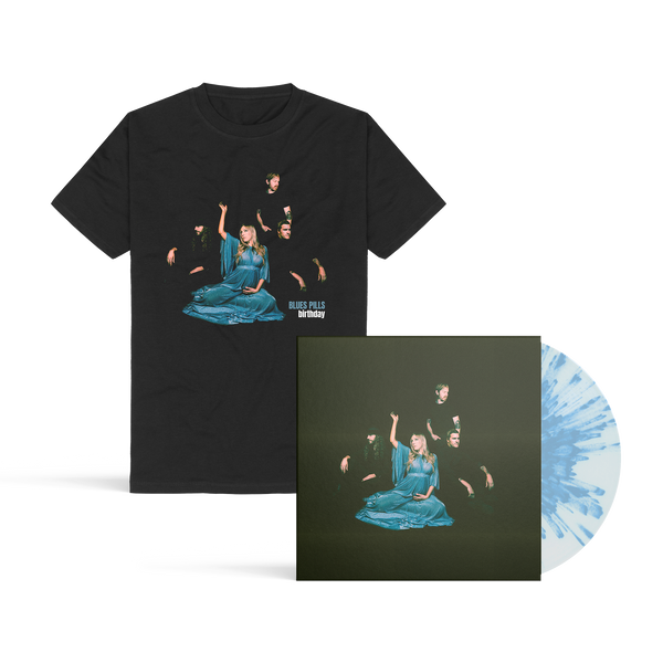 Blues Pills - Birthday (Exclusive White Vinyl with Blue Splatter + T-Shirt)