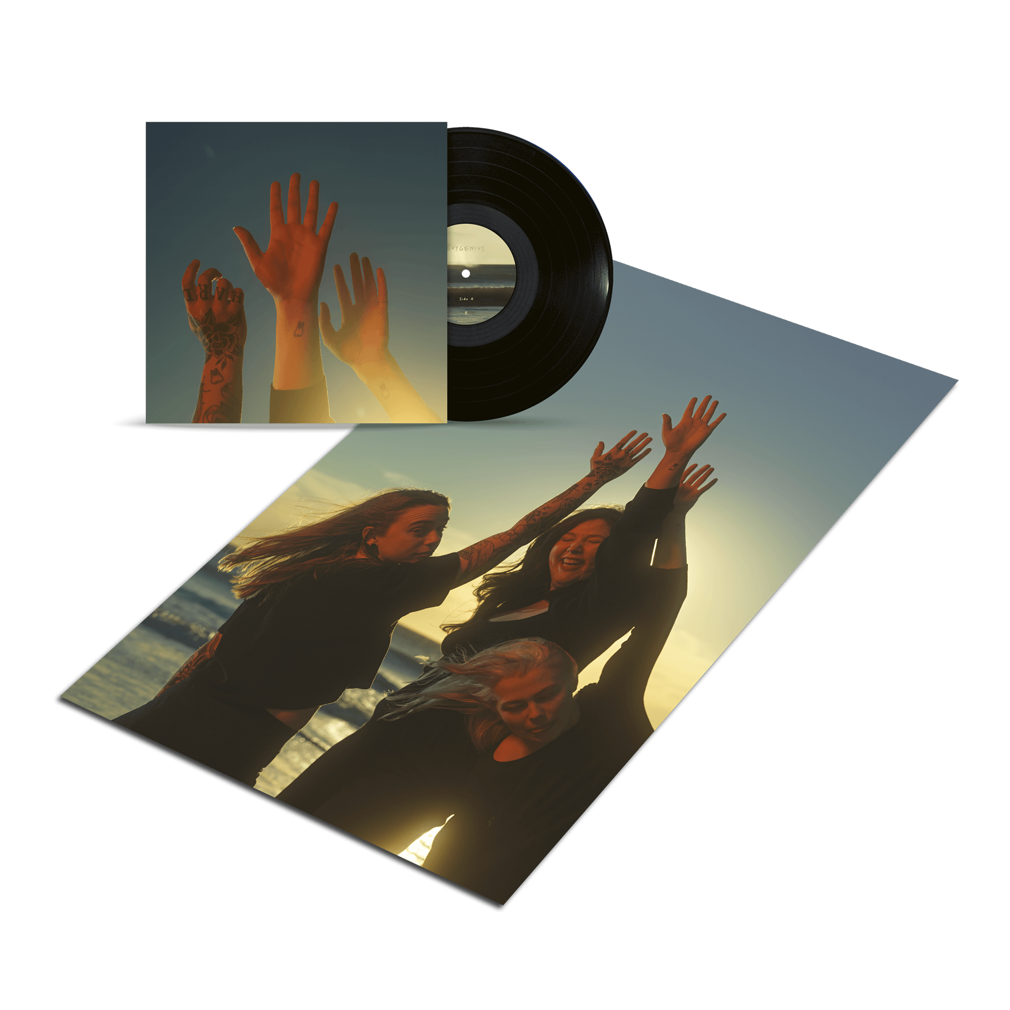 boygenius the record black vinyl + poster bundle 328834