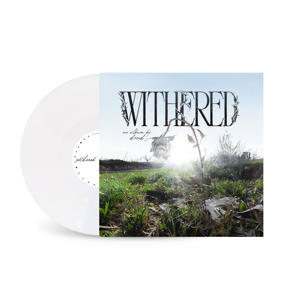 d4vd WITHERED Standard Vinyl - Pure Cloudy White + Signed Art Card 396467