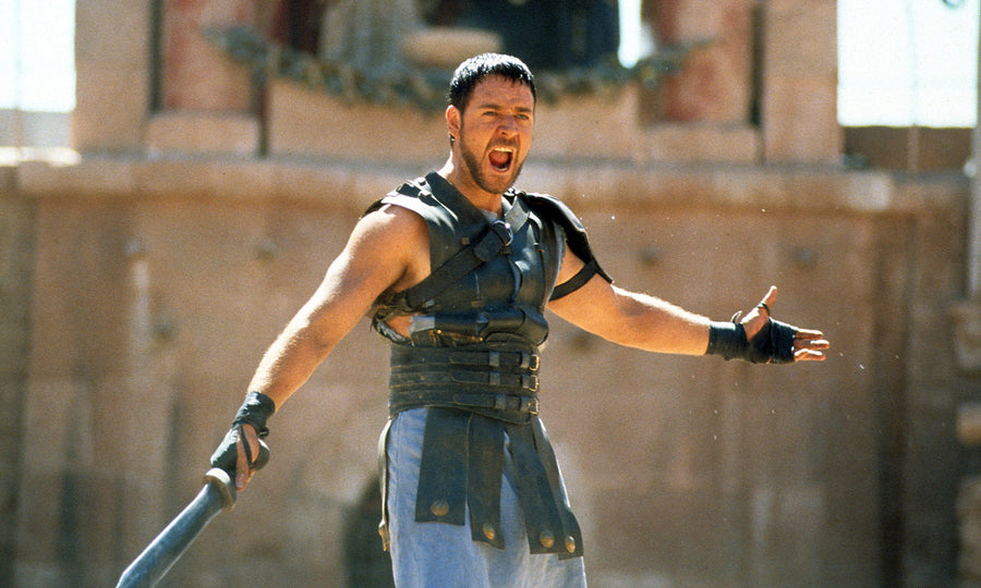 Das Foto zeigt Russel Crowe in Gladiator.
