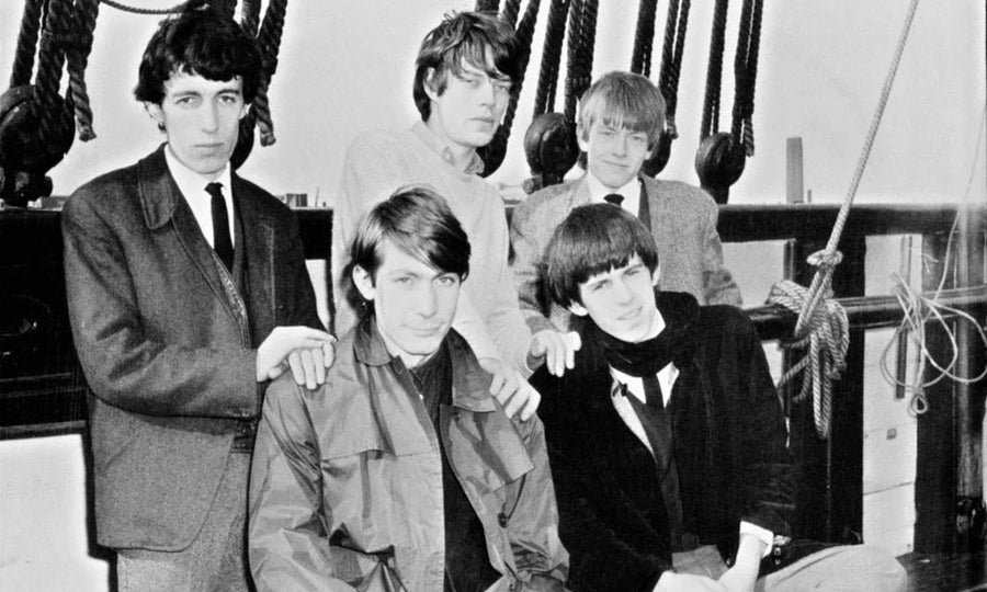 Das Foto zeigt die Rolling Stones zu Beginn ihrer Karriere.