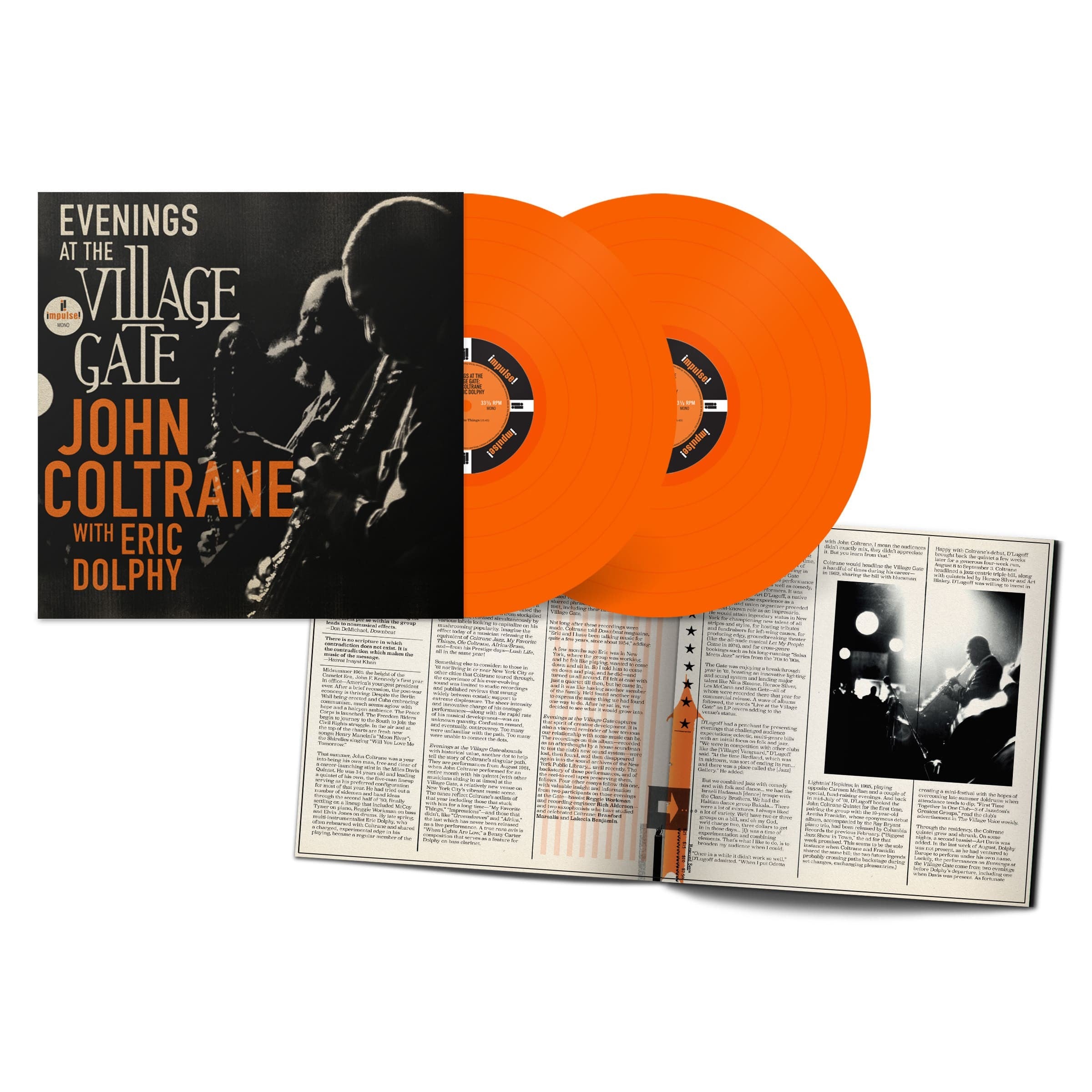 John Coltrane & Eric Dolphy Evenings at the Village Gate: John Coltrane with Eric Dolphy Limitierte Farbige 2 Vinyl 341337