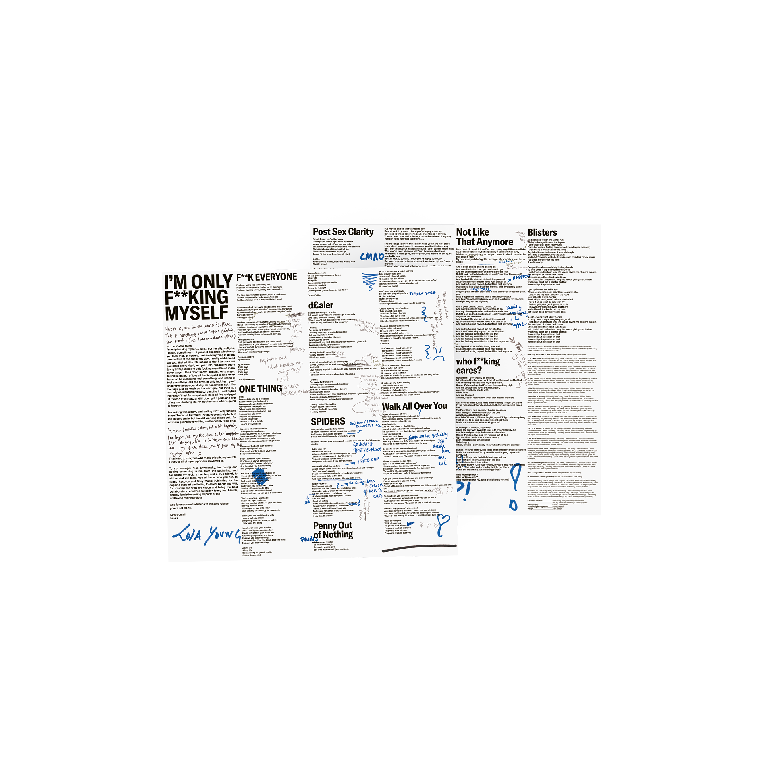 Lola Young I’m Only F**king Myself: The ‘Blisters’ Edition (Pink & Black Splatter Vinyl LP) Pink & Black Splatter LP [The "blisters" Edition] 412569