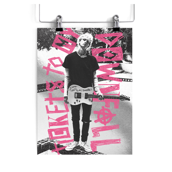 mgk - tickets anniversary reflective poster (Poster)