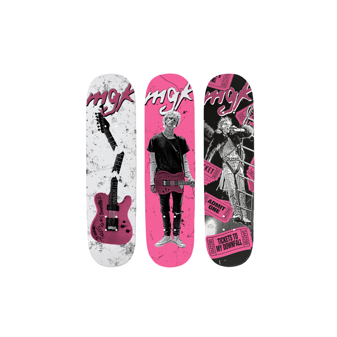 mgk tickets anniversary skate deck set Skate Deck Set 430576