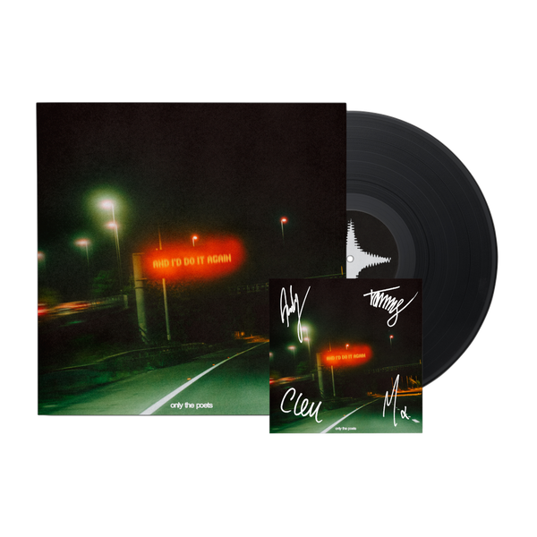 Only The Poets - and i'd do it again (Vinyl + Signed Artcard)