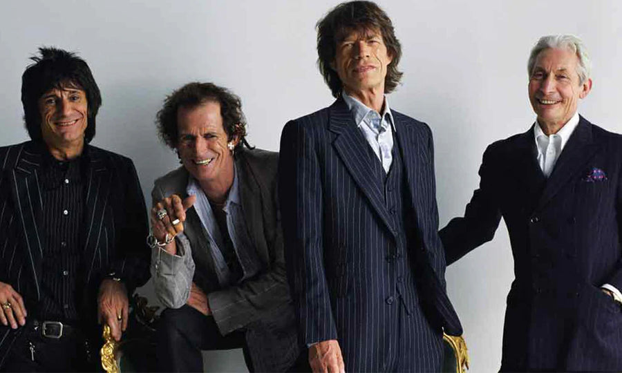 Das Foto zeigt die Rolling Stones