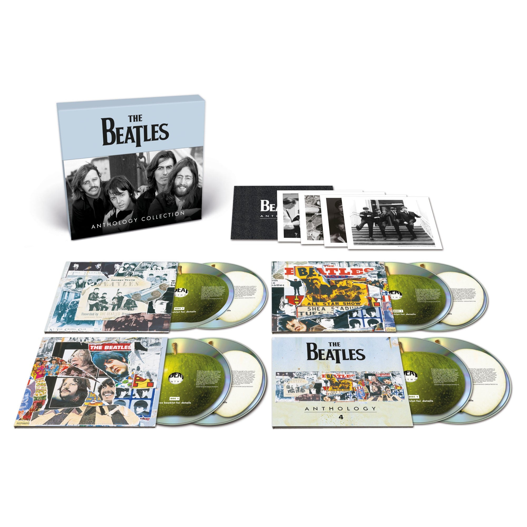 The Beatles Anthology Collection (2025 Edition)  Limited, Numbered Photo Art Card Set: 8CD Boxset 419176