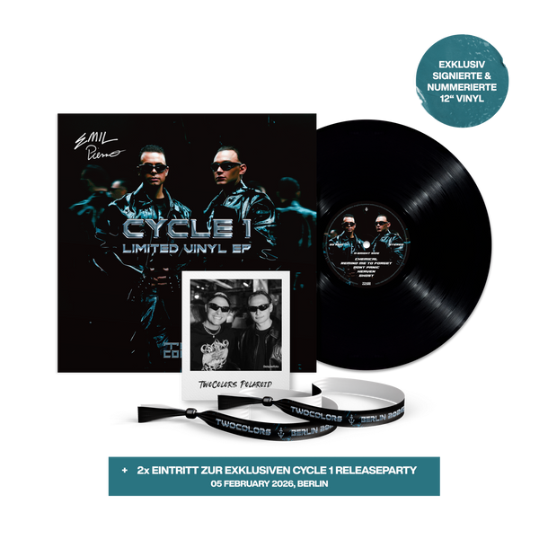 twocolors - CYCLE 1 (Signierte Nummerierte Limitierte Vinyl EP + 2 Event Tickets)
